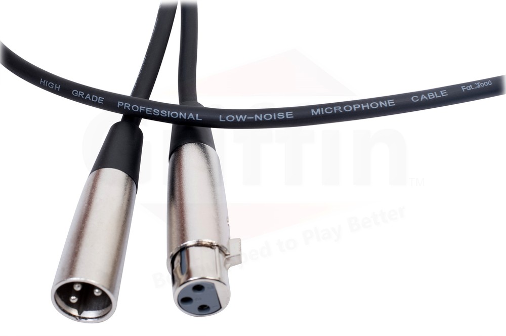 20FT XLR Microphone Cables (24 PACK) | FAT TOAD Studio Music Recording Extension