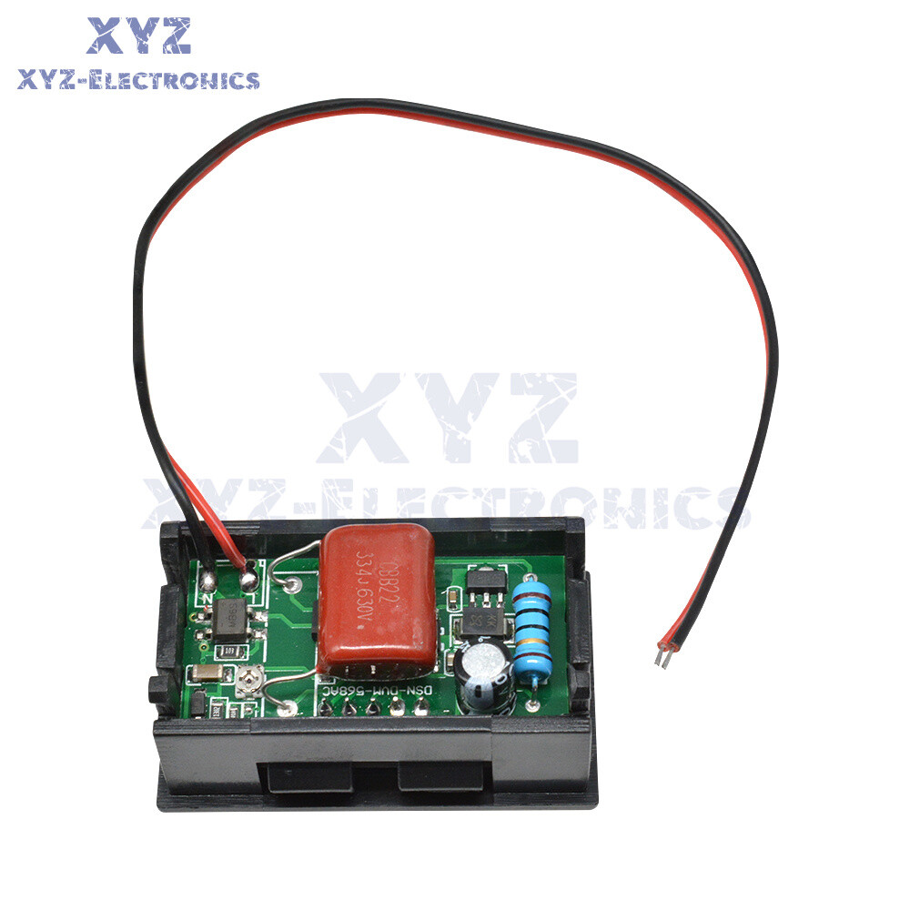 AC 70V-500V 0.56" LED Panel Digital Voltmeter Voltage Meter Blue/Green/Red/White