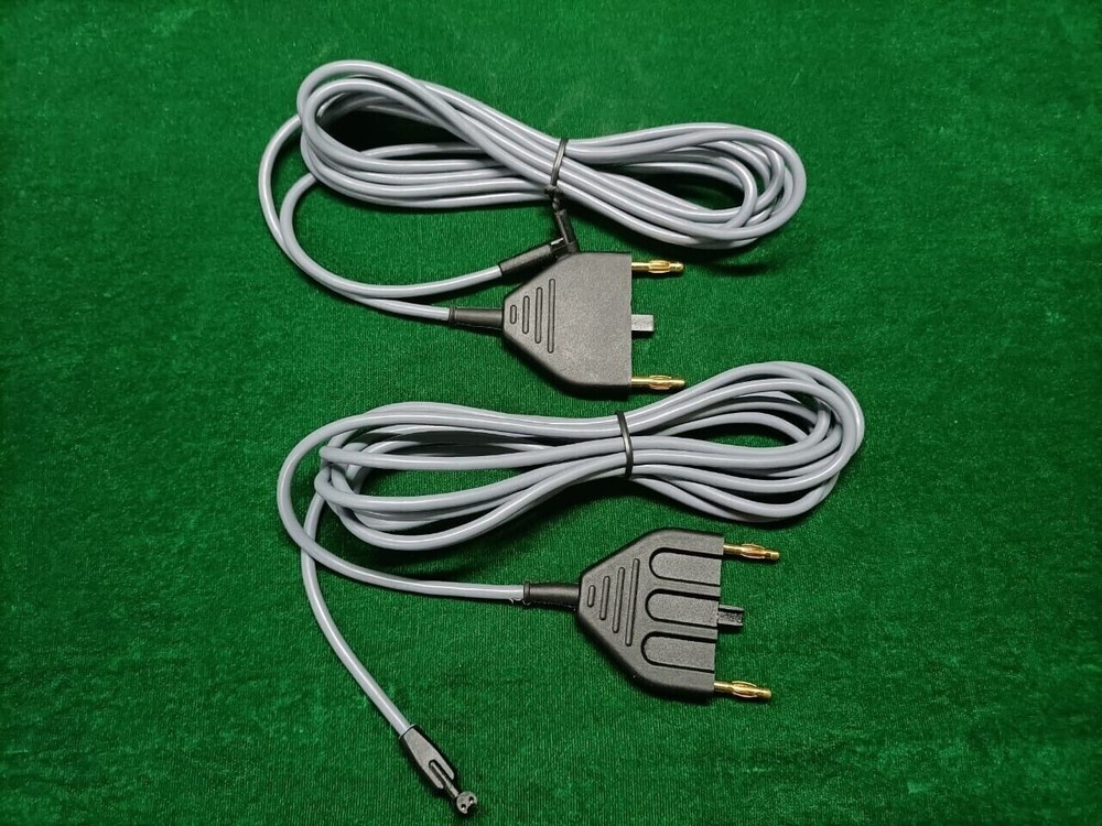 2pc Laparoscopic TURP Double Stem Allen Type Bipolar Cable Reusable Instruments
