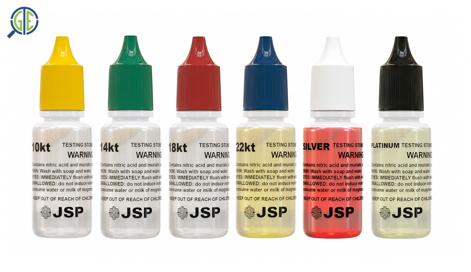 10k 14k 18k 22K 24K Gold Silver Jewelry Test Kit Acid Box Precious Metals Stone