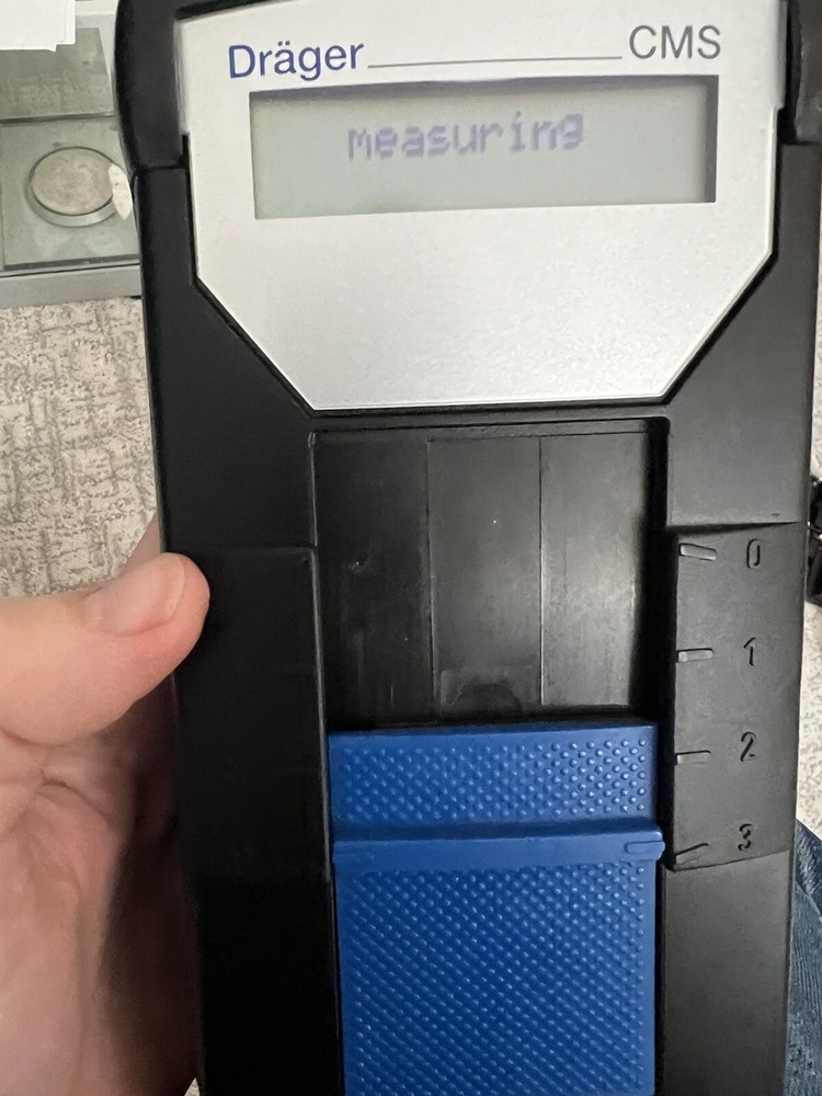 Dräger CMS Analyzer Chip Measurement System Gas Detector + CMS Analyzer