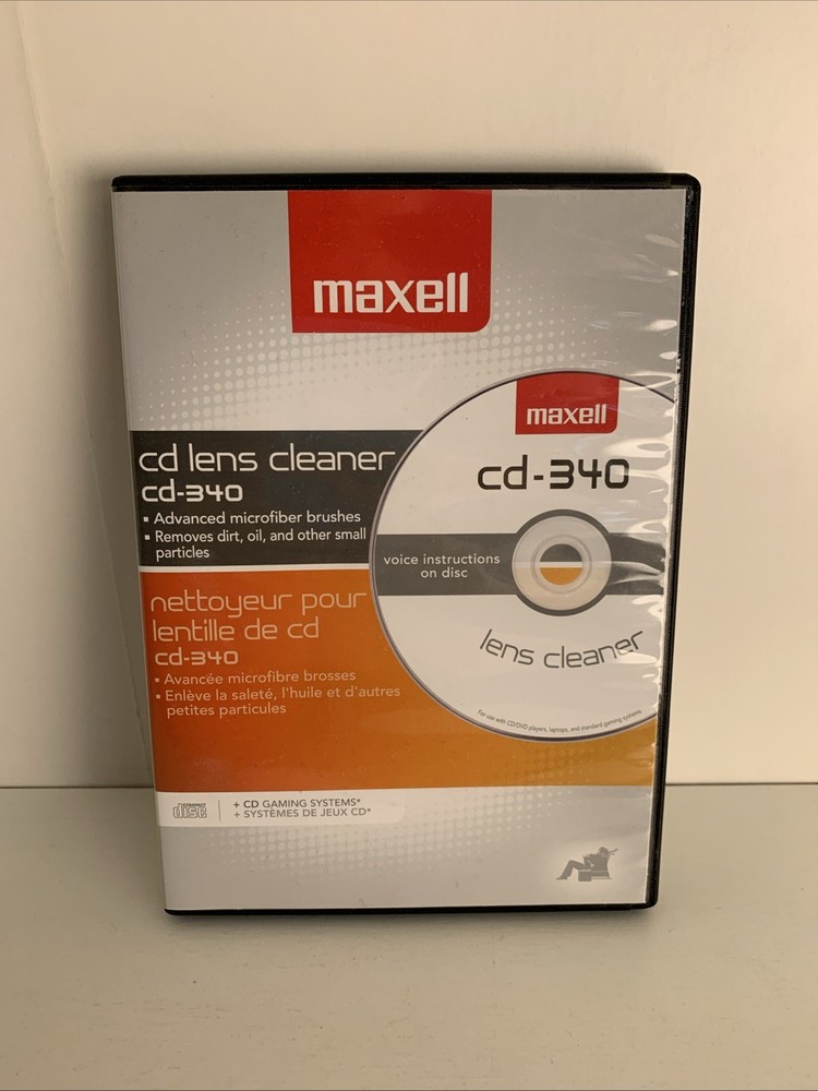 PE-Maxlink Pro CD/DVD CD-340 Laser Lens Cleaner (Case & Disc Only)