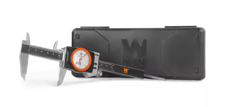 6-Inch Digital Dial Caliper Stainless Steel W/ LED Readout Smart Functionality