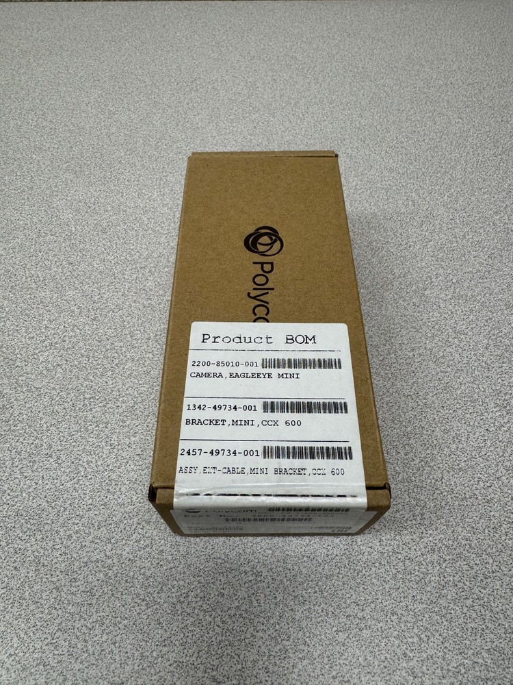 Polycom Eagle Eye Mini USB Camera with Mount Kit 7200-49734-001 New Original Box