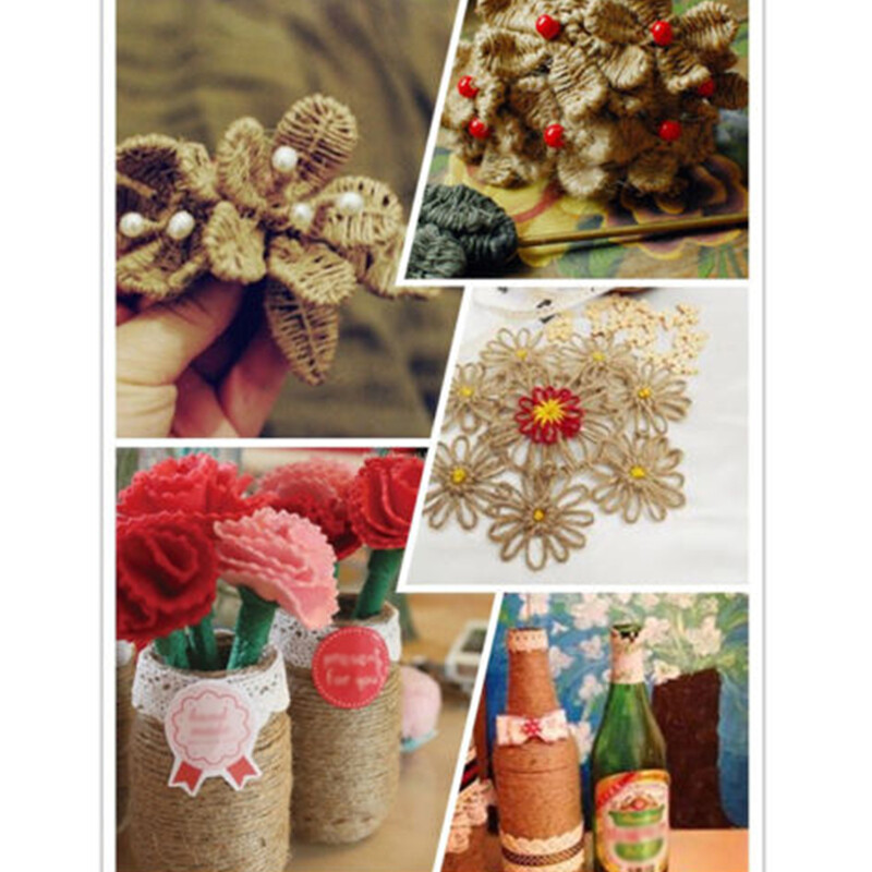 Rustic String Jute Rope Natural Linen Twine Cord DIY String Crafts Replacement
