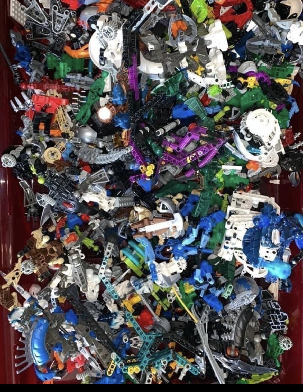 LEGO BIONICLE Hero Factory Bulk Lot 100+ Parts Pieces MASKS MOCs
