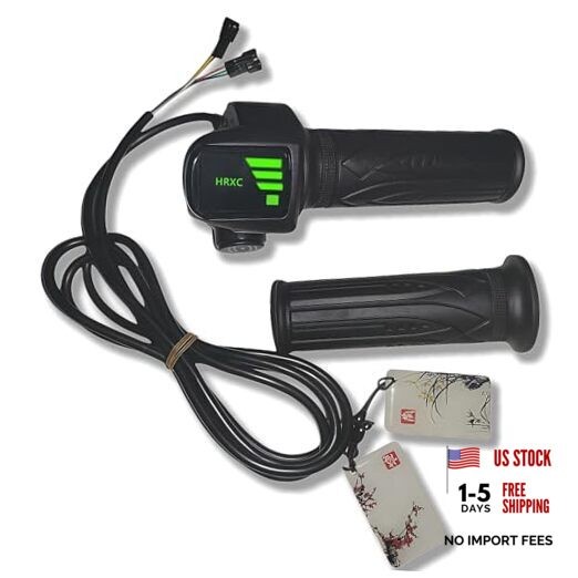 Full Twist Throttle, 48V Plug Easy Installation, LCD Display with NFC Keys,