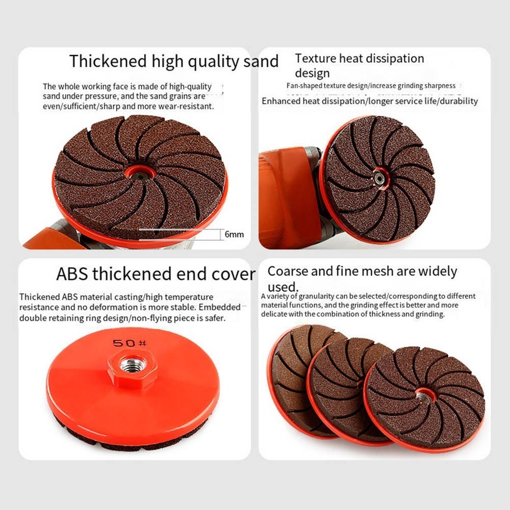 Efficient Grinding Disc No Edge Collapse Thickened Sand Extended Service Life