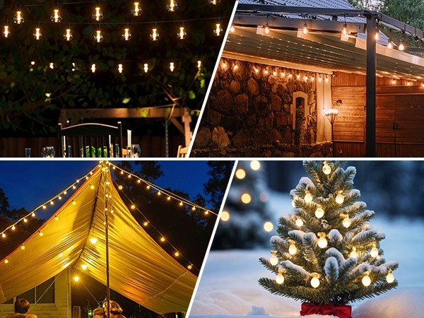 DEWENWILS Outdoor Dimmer for String Lights, Remote Control, Weatherproof, 100FT
