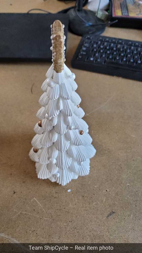 12 Gingerbread Cream Tree Large Christmas Decor G2U