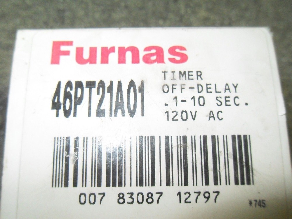 Furnas 46PT21A01 Off-Delay .1-10SEC Timer