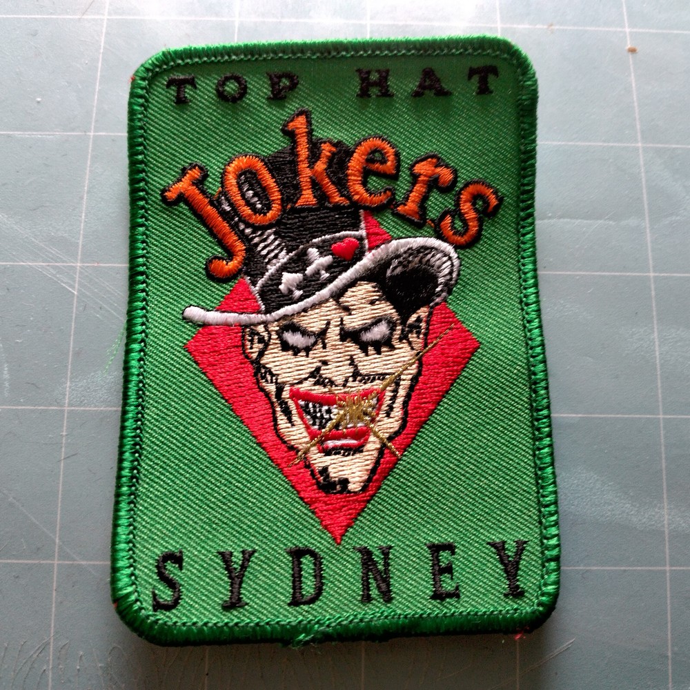 Top Hat Jokers Sydney Paintball Patch size 4x3