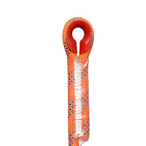 Static Climbing Rope 35 FT Orange(Diam 10mm)