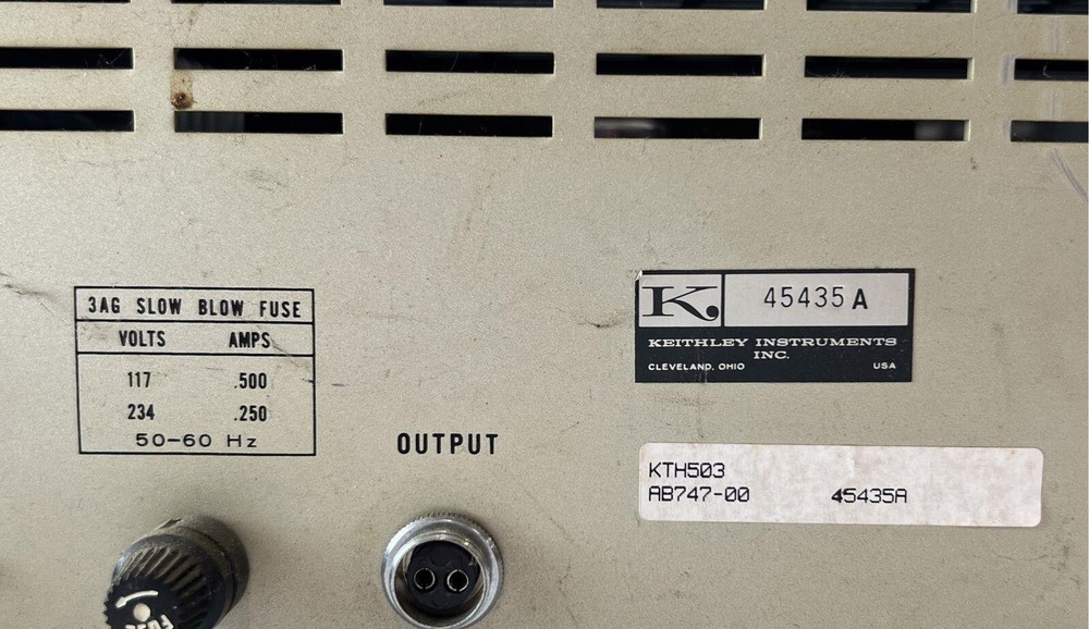 Keithley Instruments IBM 503 Milliohmmeter