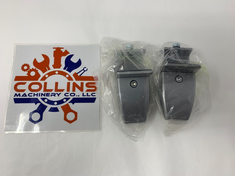 Mergeworks V Series Adjustable Hex Divider Privacy Panel Desk Clamps 2/PKG