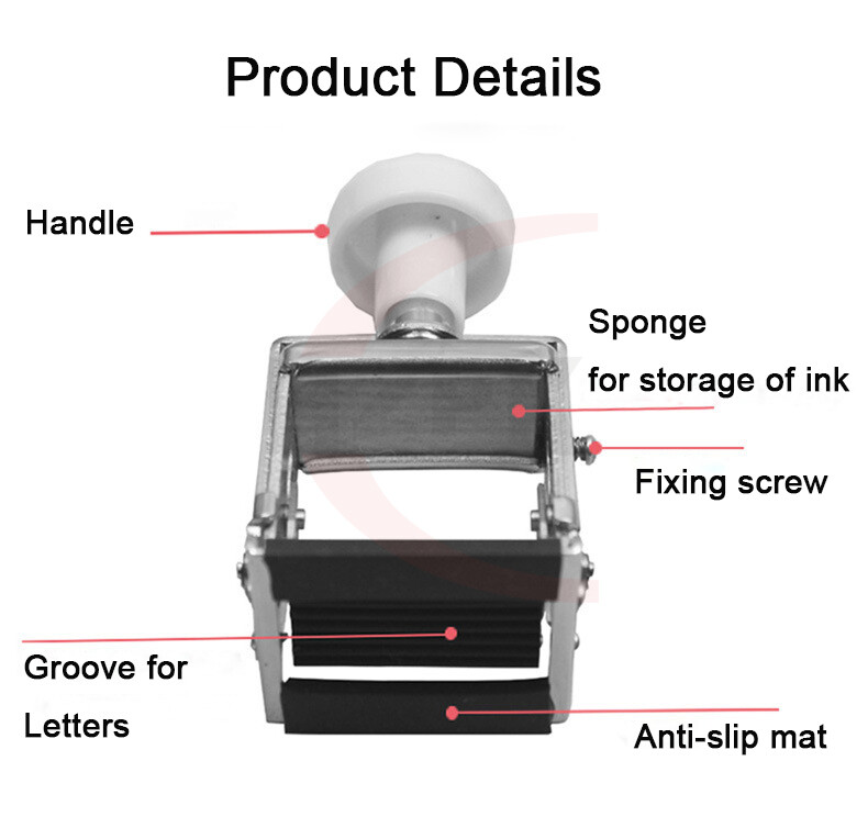 Handheld Coding Tool Date Batch Number Printing Machine Pad Printer