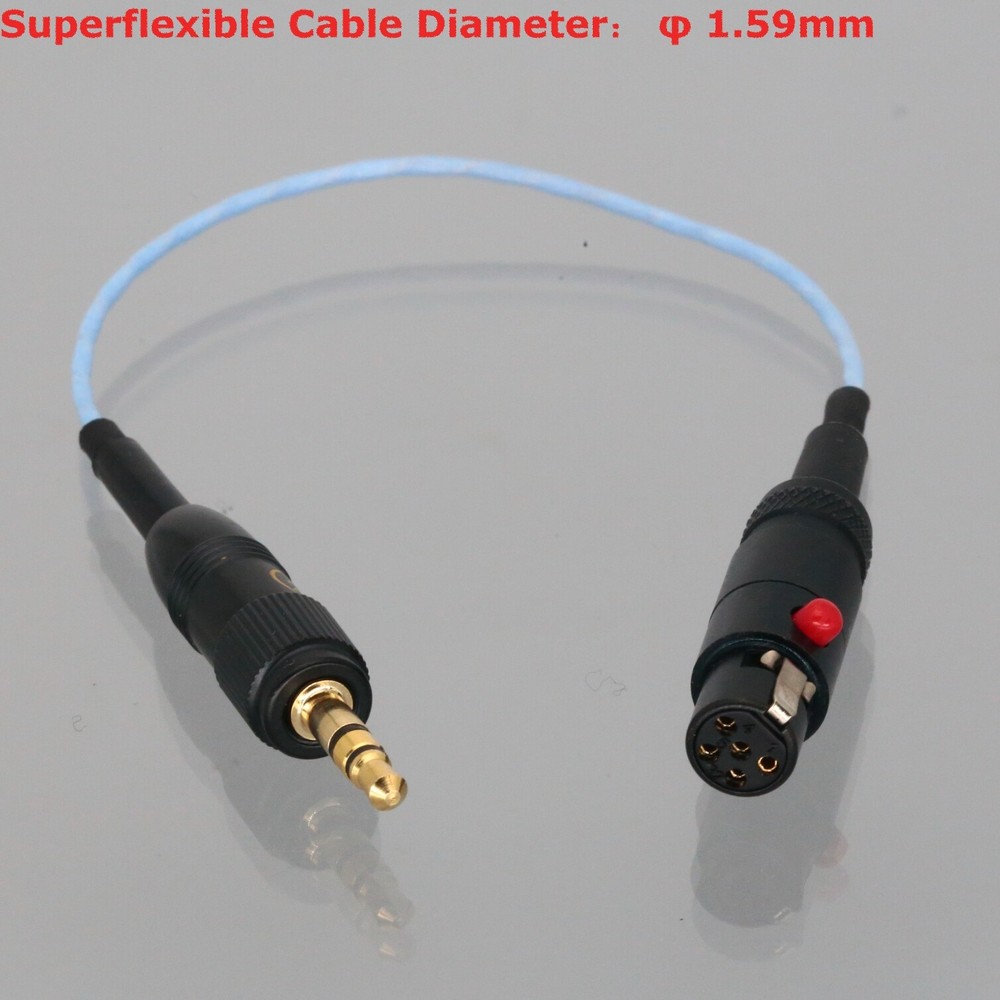 Body-Pack Microphone Mini XLR TA5F 5Pin Female to Push-Pull 3.5mm TRS Plug Cable