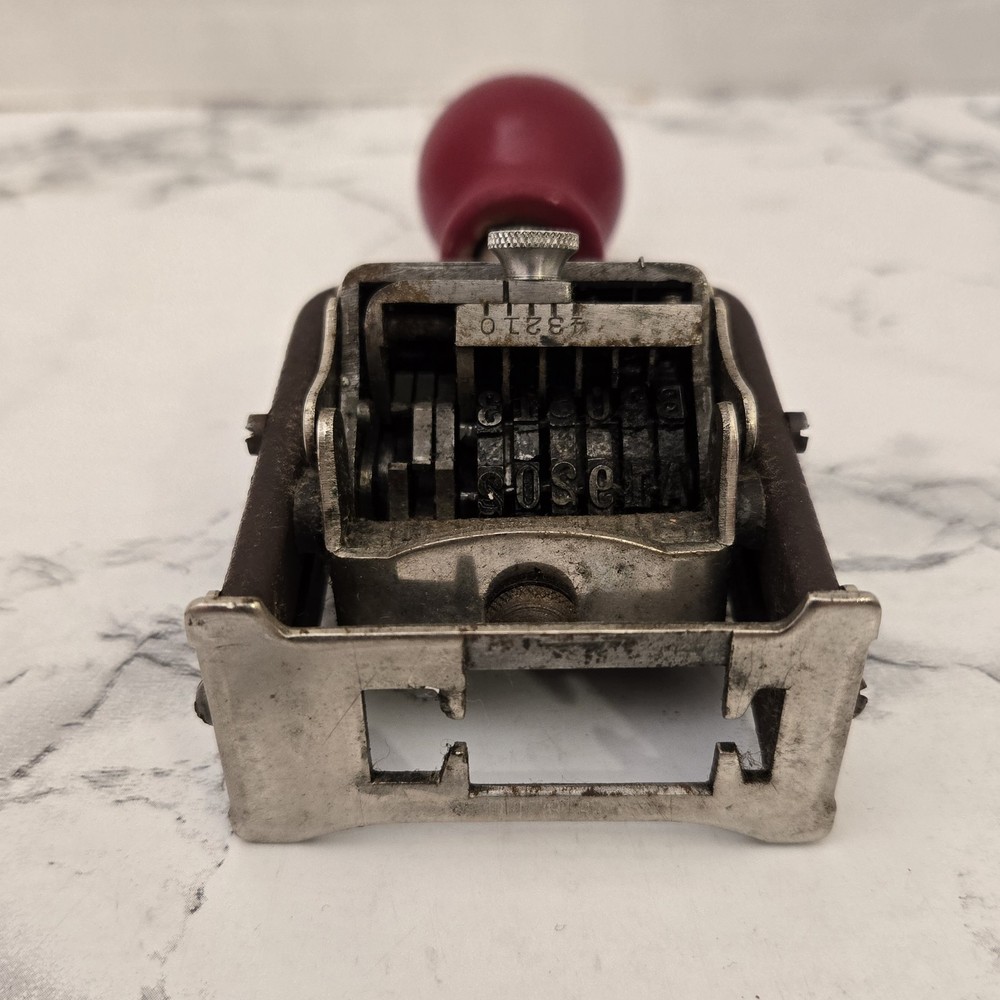 Vintage American Numbering Co. Numbering Machine Model 111