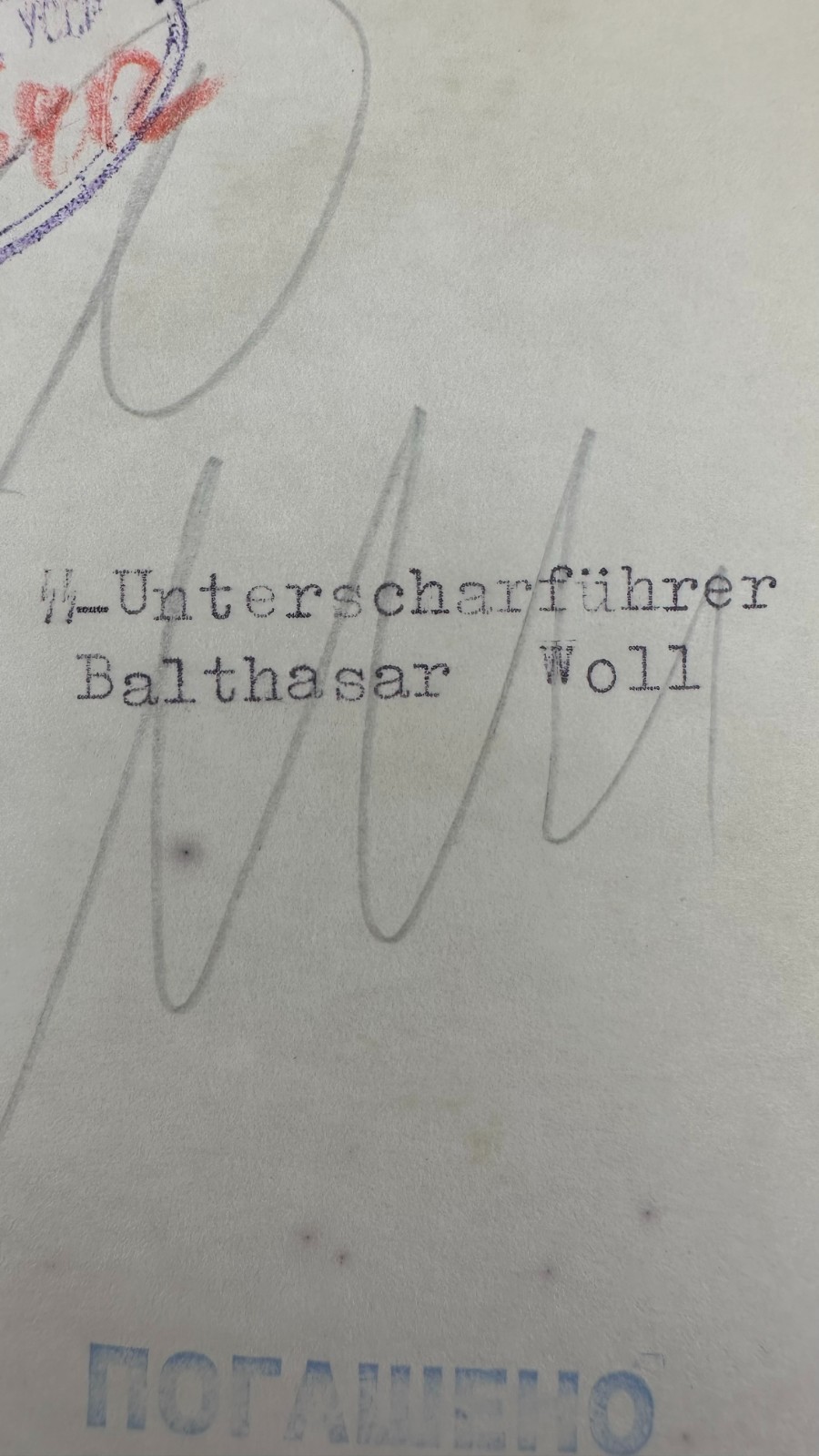 1944's WWII Commander of Tank Troops (info on back) - Vintage Archive Photo