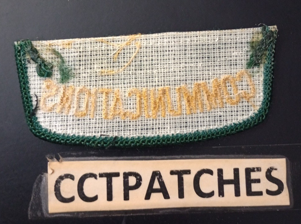 GEORGIA SHERIFF COMMUNICATIONS TAB SHOULDER PATCH GA