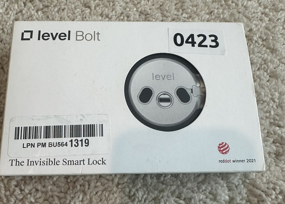 Level Bolt Bluetooth Smart Lock Chrome Silver C-D11U NIB