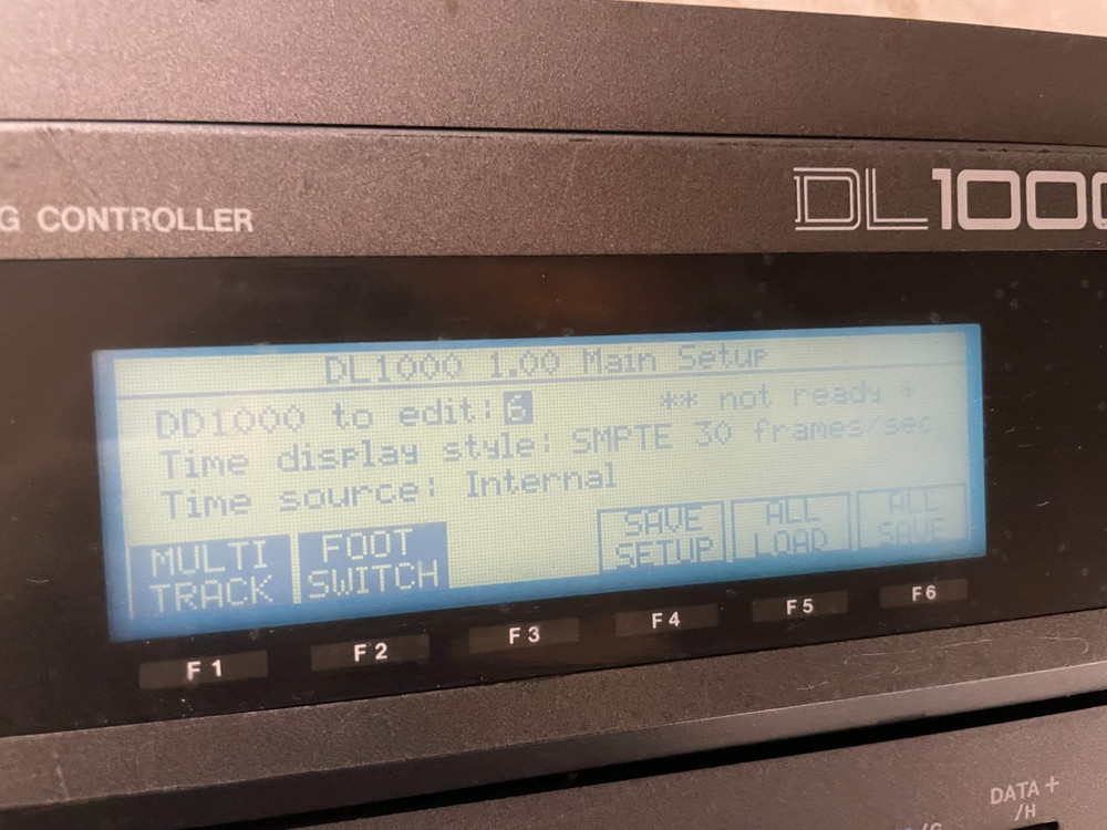 Akai Digital Editing Controller Unit - Model DL1000