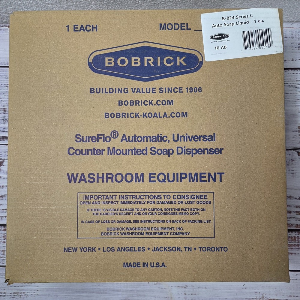 BOBRICK B-824 C AUTO LIQUID SOAP DISPENSER