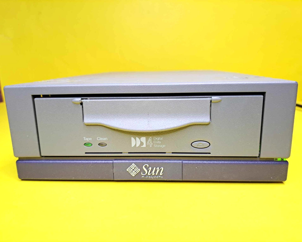 ⚡SUN MICROSYSTEMS 611 TAPE DRIVE EXTERNAL DDS-4 DAT SCSI DATA BACK UP ARCHIVAL⚡