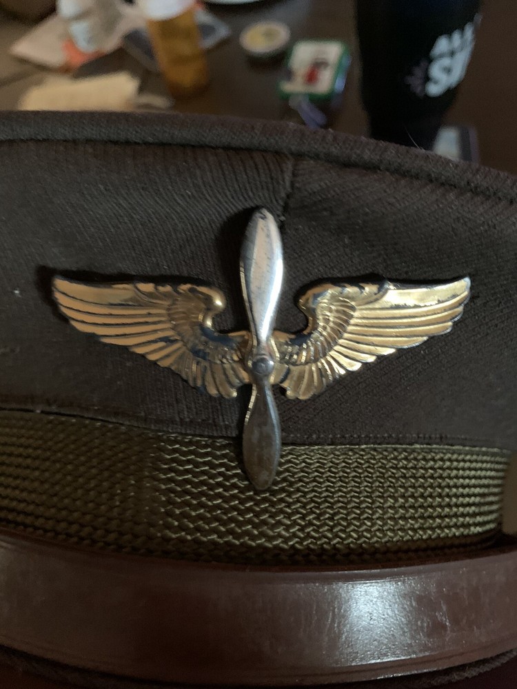 Authentic WW2 Pilots Cap Air Force Actual Issue
