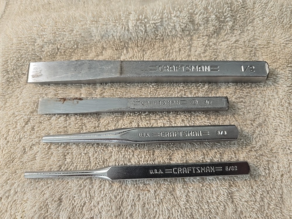 Craftsman punch and chisel set