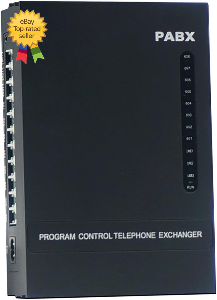 SOHO-PBX SP-208 (2 X 8) PABX Telephone Switch System Control Exchange 110V…