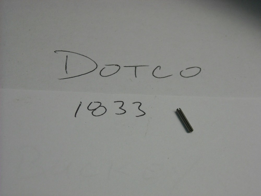 1833, Roll Pin, Dotco, Cooper Tools, New