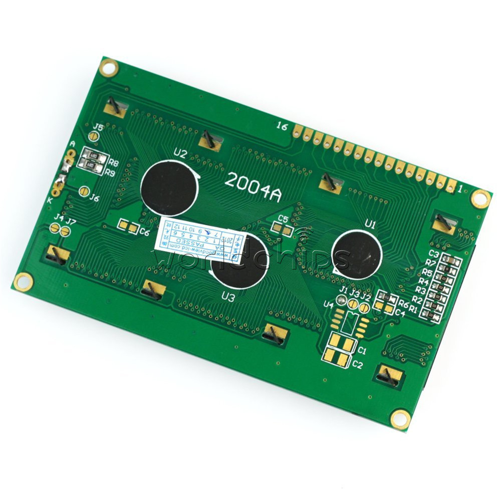 3.3V 2004 20x4 LCD Character Display Blue Module w/Tutorial HD44780 Controller