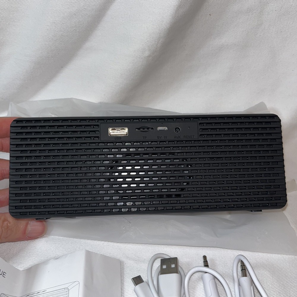 Lenrue Wireless Speaker Lightly Used Black Rectangle Model A12