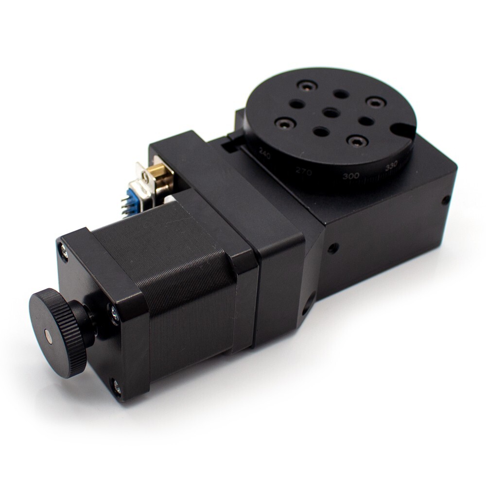 Motorised Rotating Stage 60mm Diameter Precision Index Table 360° Turntable
