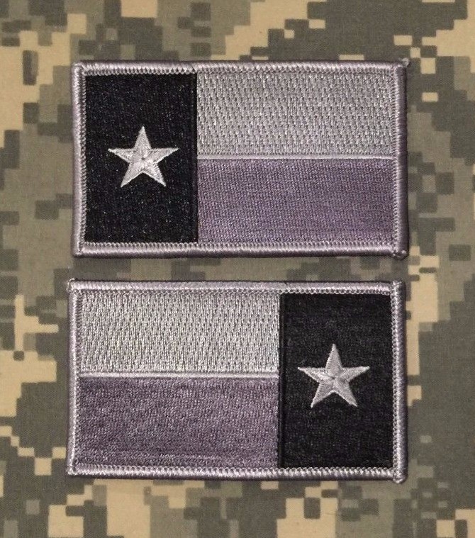 Subdued Urban TEXAS State Flag Patch