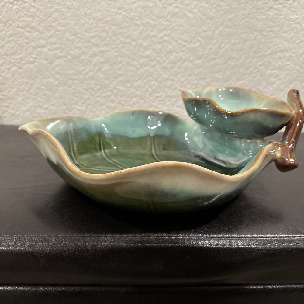 leaf shaped chip and dip platter