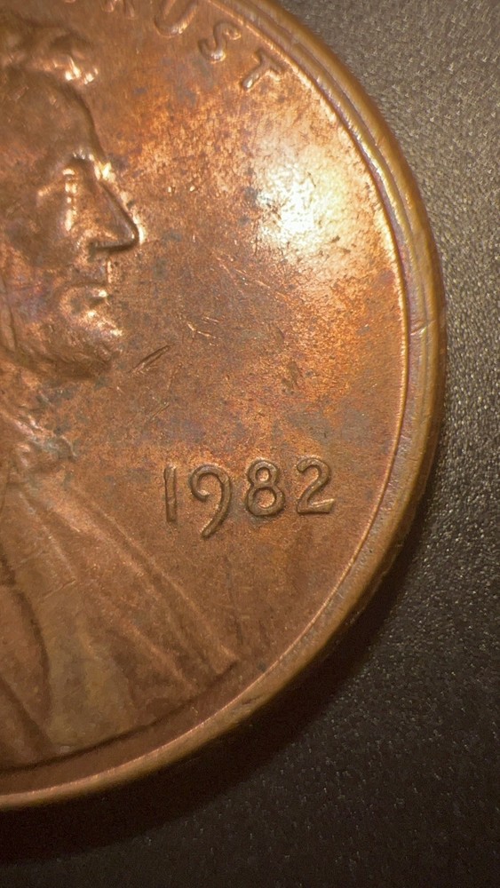 SMALL DATE 1982 no mint mark doubled die