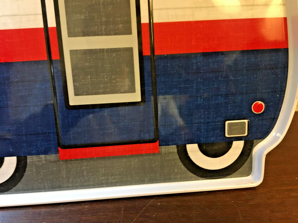 Melamine Plastic Trailer Tray, Pier One, 16", Serving, RV