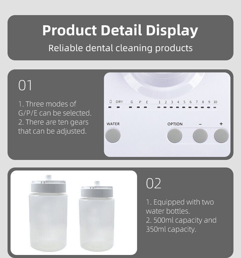 Dental Ultrasonic Piezo Scaler Handpiece Tip Bottles Fit EMS Cavitron Woodpecker