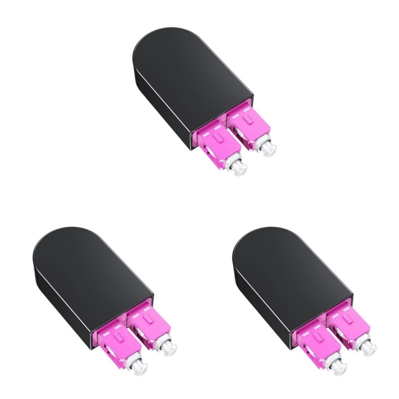 Heavy Duty Fiber Loopback Multimode 50/125 for Data Center Wiring Systems 3pcs