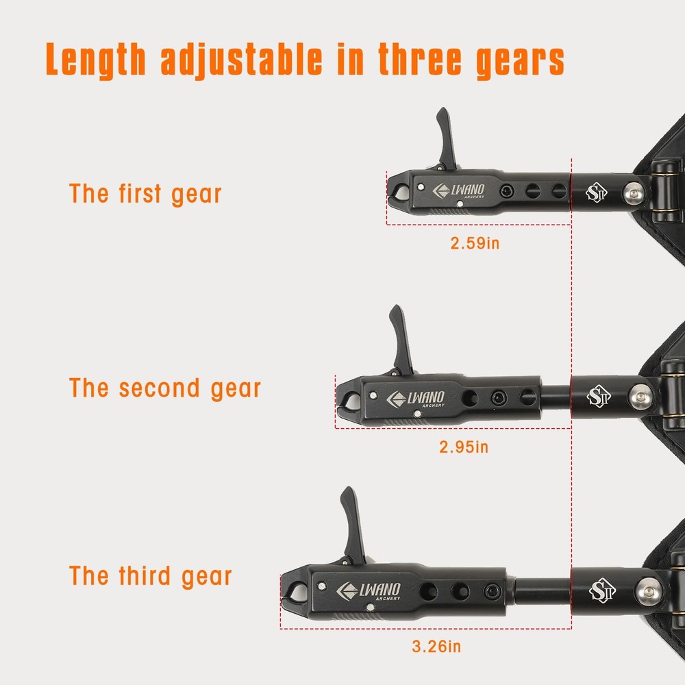 Archery Compound Bow Release Aids Trigger 360° Adjustable Wristband Release A...