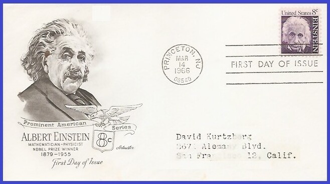 USA5 #1285 ADDR ARTMASTER FDC   Albert Einstein