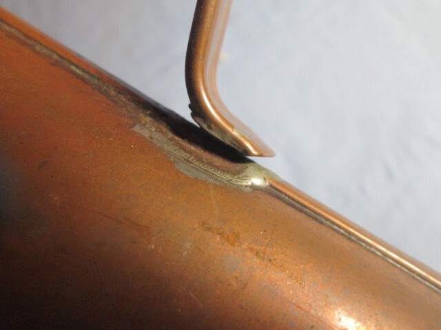 Vintage Copper Measure or Salinometer w Copper Handle 9207