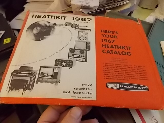 1967 HEATHKIT ELECTRONICS CATALOG W MAILING ENVELOPE