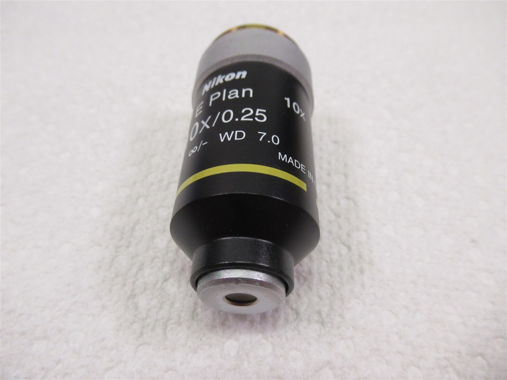 Nikon Eclipse E Plan 10x Microscope Objective Lens WD 7.0 Excellent Condition