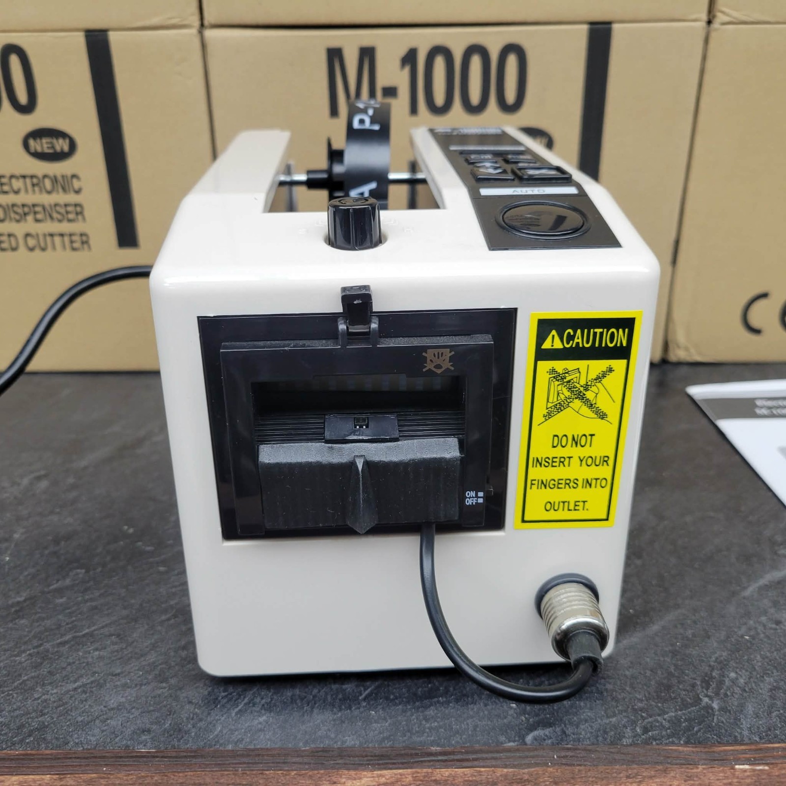 New M-1000 Tape Dispenser, Adhesive Tape, Fully Automatic Tape Cutter NIB 110V