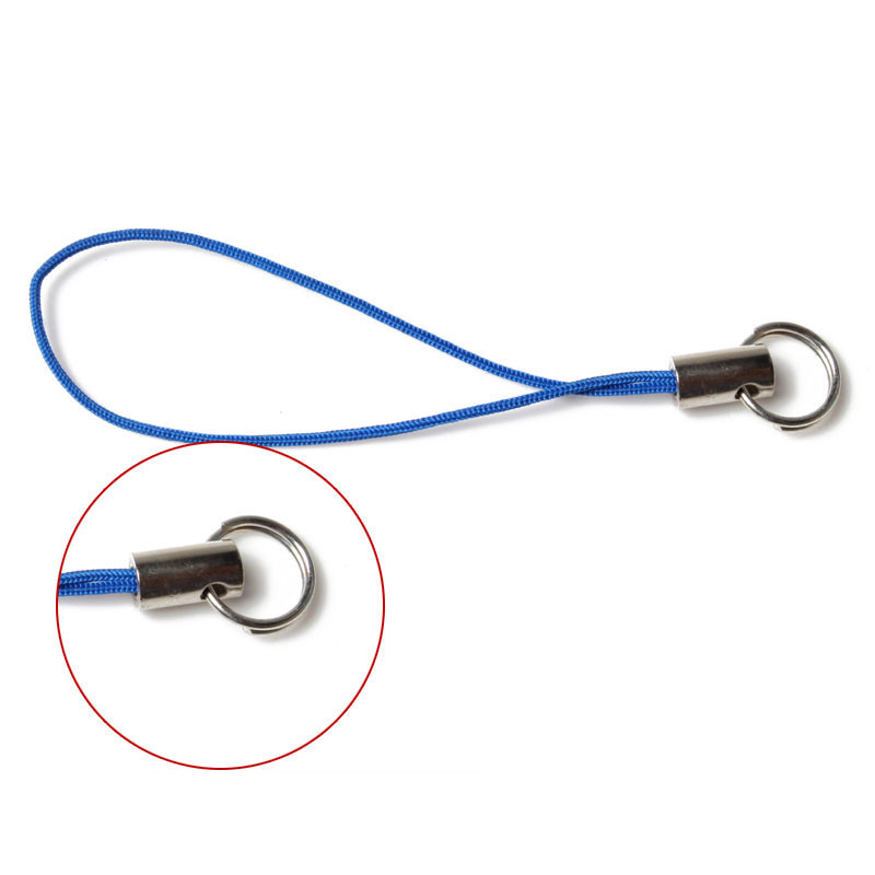 100X Cell Phone Lanyard Cords Strap Lariat DIY with Double Loop Split Ring