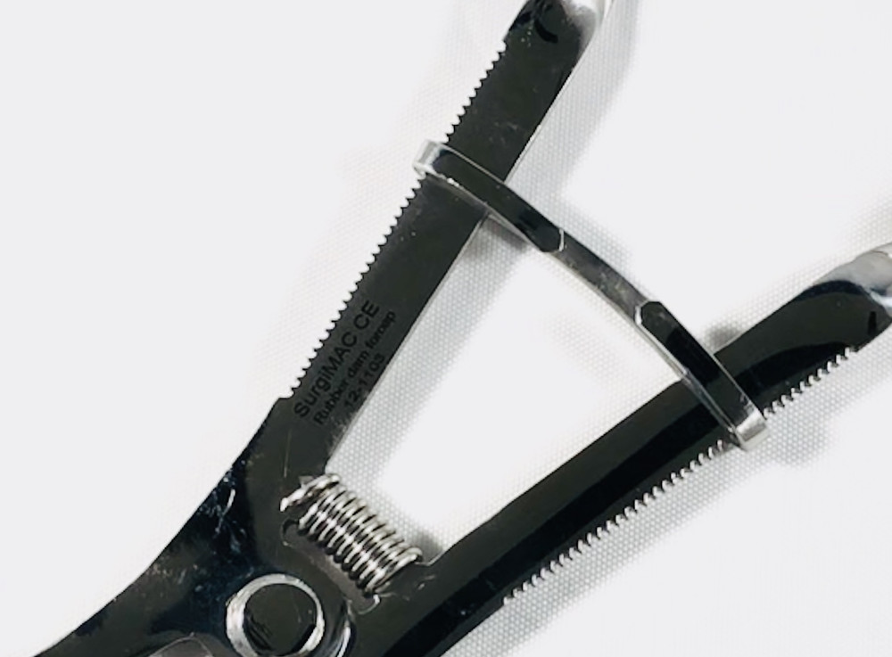 Rubber Dam Plier Ivory Light Clamp Forceps Endodontic Restorative Instruments