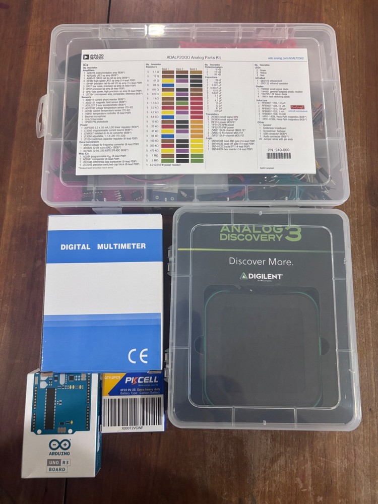 Digilent Analog Discovery 3 Student Bundle + ASU Lab Kit